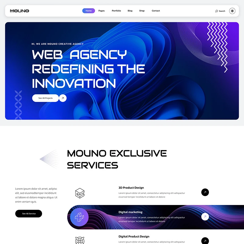 Mouno provide best digital product design for firms who are launching new products. We have best designers here